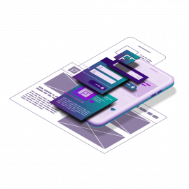 Grafisches Bild das Apps symbolisiert